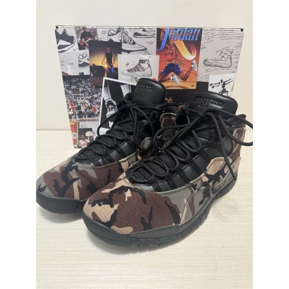 Air Jordan 10 Retro Woodland Camo Sz. 13‎